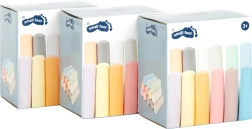 Zestaw kolorowych kred SMALL FOOT – 3×12 sztuk do chodnika i tablicy