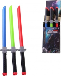 Świecący miecz ninja z bateriami w display boxie