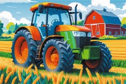 Trefl puzzle Wóz farmera 60 elementów
