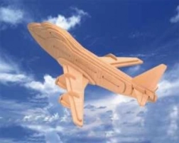 Woodcraft Drewniane 3D Puzzle Samolot Boeing