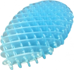 Antystresowa zabawka fidget niebieska przezroczysta 5 cm