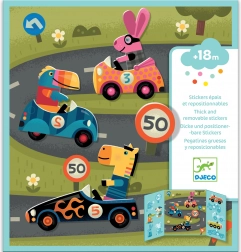 Przenośne naklejki dla najmłodszych formuł