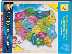 magnetyczna mapa Polski I'M A GENIUS