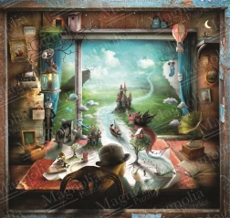 Puzzle Magnolia – babciny stół, 1023 elementy