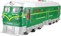 Pociąg z napędem ciernym ze świetlnymi i dźwiękowymi efektami 23 cm