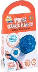 Zestaw do tworzenia skaczącej piłeczki – niebieski