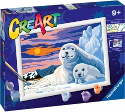 CreArt Foki o zachodzie słońca 20263