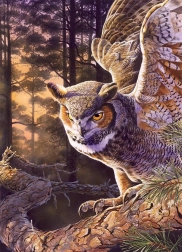 Puzzle Wieczorny Łowca 1000 elementów