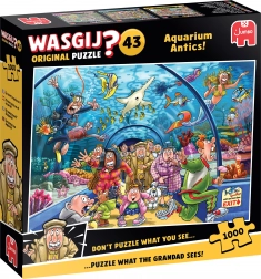 Jumbo puzzle Wasgij zabawy w akwarium 1000 elementów