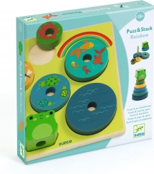 Puzz & Stack Tęcza od Djeco