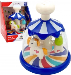 Kolorowa karuzela z konikami