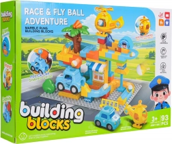 Duży zestaw konstrukcyjny komisariat policji – 93 elementy