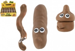 Antystresowa zabawka kupka 14 cm elastyczna i formowalna