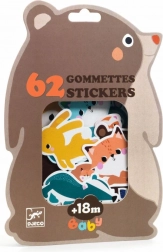 Djeco moje pierwsze naklejki – leśne zwierzątka