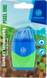 Temperówka z gumką 2w1 ASTRA Pixel One
