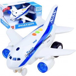 Interaktywna zabawka samolot ze światłem i dźwiękiem ZA2433