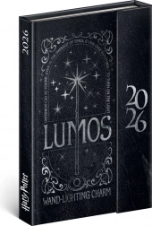 Tygodniowy magnetyczny kalendarz Harry Potter Lumos 2026, 11 x 16 cm