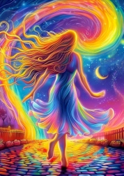 Puzzle Kolorowa ścieżka 1000 elementów