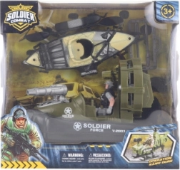 Zestaw wojskowy z łodzią i kajakiem