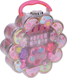 Dziecięca walizeczka z kosmetykami Kwiatuszek 20 cm