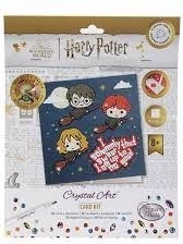 Crystal Art kartka pocztowa Harry Potter Flying High 18 × 18 cm