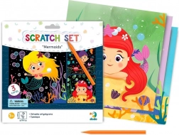 Obrazki do zdrapywania DODO syreny 20 × 20 cm