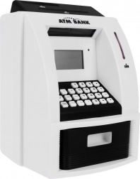 Dziecięcy bankomat – skarbonka 3+ z interaktywnymi funkcjami i kartą – czarny