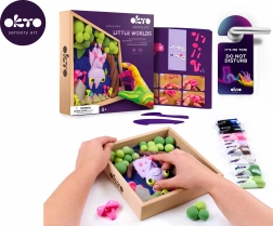 Zestaw modelarski Mały świat w ramce – nietoperz 21 × 21 cm