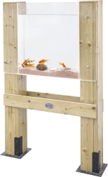 Classic World edukacyjny zestaw do obserwacji ryb i roślin – drewniana dwustronna tablica