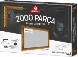 Złota rama na puzzle 96x68cm