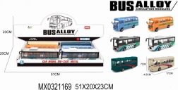 Autobus ALLTOYS dla dzieci od 3 lat, 51 × 23 × 20 cm