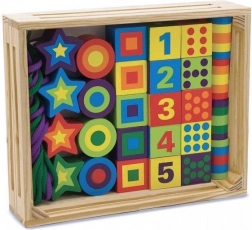 Duże koraliki do nawlekania dla dzieci