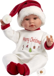 Llorens New Born realistyczna mówiąca lalka bobas 45 cm z miękkim ciałem