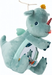 Lilliputiens – zabawka tekstylna ze lusterkiem smok Joe