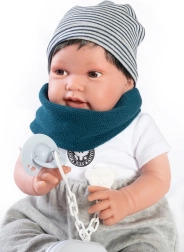 Antonio Juan Pipo Hair – realistyczna lalka niemowlę 42 cm z miękkim ciałem