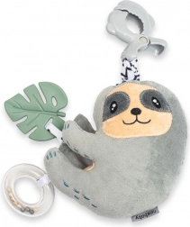 Edukacyjna grająca pluszowa zabawka z klipsem New Baby leniwiec