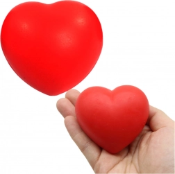 Antystresowa piłeczka w kształcie serca – czerwona