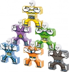 Quercetti Acrobats – balansująca układanka dla dzieci