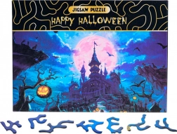 Puzzle Happy Halloween – nawiedzony zamek 468 elementów