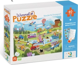 Puzzle DODO transport na wsi – 60 elementów