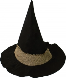 czarodziejski kapelusz dla dorosłych z jutowym paskiem