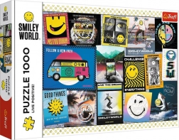 Puzzle 1000 elementów Smiley – Żyj pozytywnie