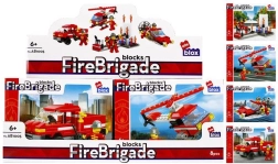 Klocki strażackie z minifigurką – 4 rodzaje