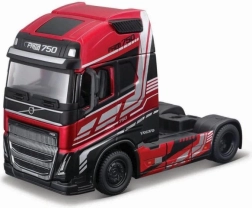 Metalowy model ciężarówki Volvo FH16 Globetrotter 750 XXL 1:43 od Bburago – czerwony