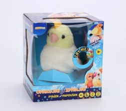 Papuga zabawka gadająca i śpiewająca STEPPOS