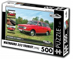 Puzzle Retro-Auta Wartburg 353 Tourist 1976 500 elementów