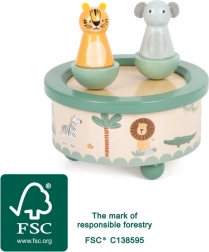 Drewniana pozytywka Safari small foot