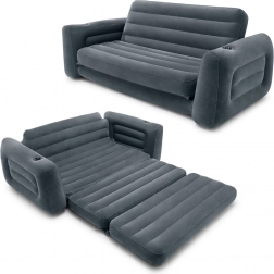 Nadmuchiwana sofa łóżko 2-w-1 - rozkładany materac Intex