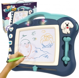 Interaktywna magnetyczna tablica Woopie Znikopis niebieska