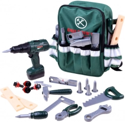 Plecak dziecięcy z narzędziami i wiertarką